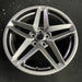 19" MUSTANG 24 19x8.5 5 spoke split spoke silver Original OEM Wheel Rim - View 7