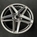 19" MUSTANG 24 19x8.5 5 spoke split spoke silver Original OEM Wheel Rim - View 8