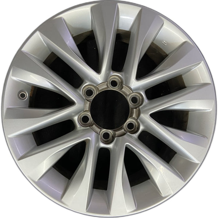 18" LEXUS GX460 14-17 18x7.5 alloy 6 spoke split spoke V spoke silver Original - Front View