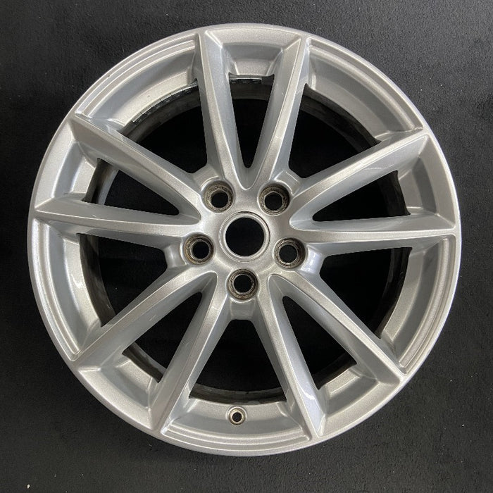 19" RANGE ROVER 13-17 alloy 19x7.5 10 spoke 5 split spoke Original OEM Wheel Rim - Front View