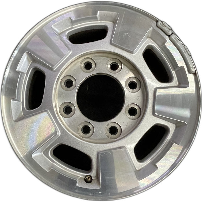 17" SIERRA 2500 PICKUP 11-13 17x7.5, aluminum Original OEM Wheel Rim - Front View