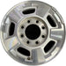 17" SIERRA 2500 PICKUP 11-13 17x7.5, aluminum Original OEM Wheel Rim - Front View