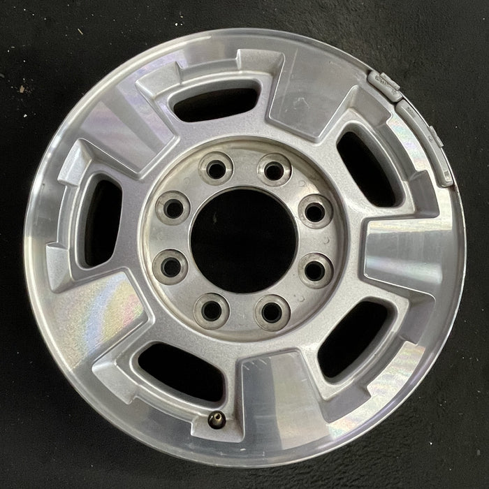 17" SIERRA 2500 PICKUP 11-13 17x7.5, aluminum Original OEM Wheel Rim - Angle View