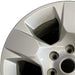 18" DODGE 1500 PICKUP 19 6 lug 18x8 aluminum 5 spoke opt WBB Original OEM Wheel - Angle View