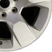 18" DODGE 1500 PICKUP 19 6 lug 18x8 aluminum 5 spoke opt WBB Original OEM Wheel - Close-Up Detail