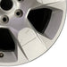 18" DODGE 1500 PICKUP 19 6 lug 18x8 aluminum 5 spoke opt WBB Original OEM Wheel - Close-Up Detail