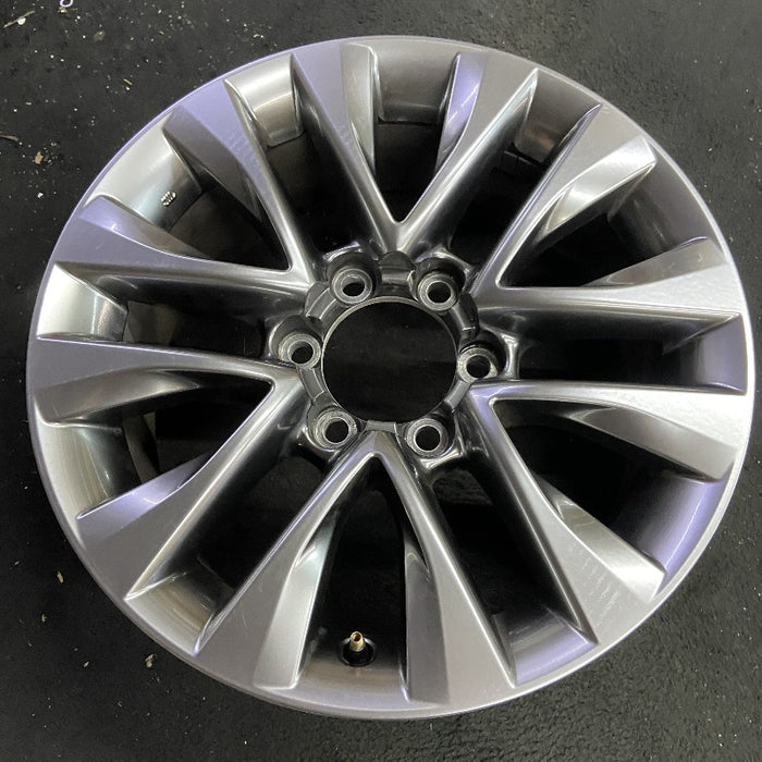 18" LEXUS GX460 14 18x7.5 alloy 6 spoke split spoke V spoke dark graphite - View 7