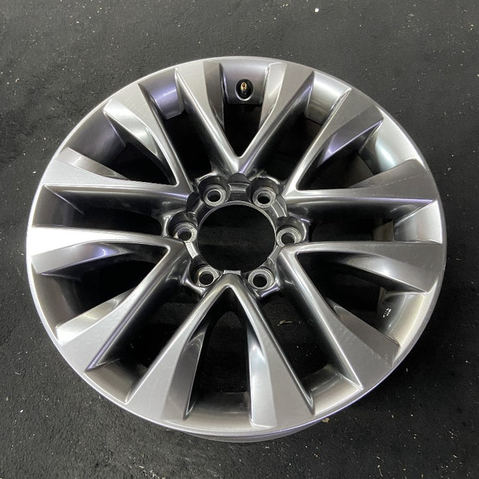 18" LEXUS GX460 14 18x7.5 alloy 6 spoke split spoke V spoke dark graphite - View 8