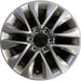 18" LEXUS GX460 14 18x7.5 alloy 6 spoke split spoke V spoke dark graphite - Front View