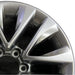 18" LEXUS GX460 14 18x7.5 alloy 6 spoke split spoke V spoke dark graphite - Side Profile