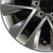18" LEXUS GX460 14 18x7.5 alloy 6 spoke split spoke V spoke dark graphite - Back View