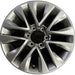 18" LEXUS GX460 14 18x7.5 alloy 6 spoke split spoke V spoke dark graphite - Front View