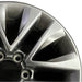 18" LEXUS GX460 14 18x7.5 alloy 6 spoke split spoke V spoke dark graphite - Side Profile