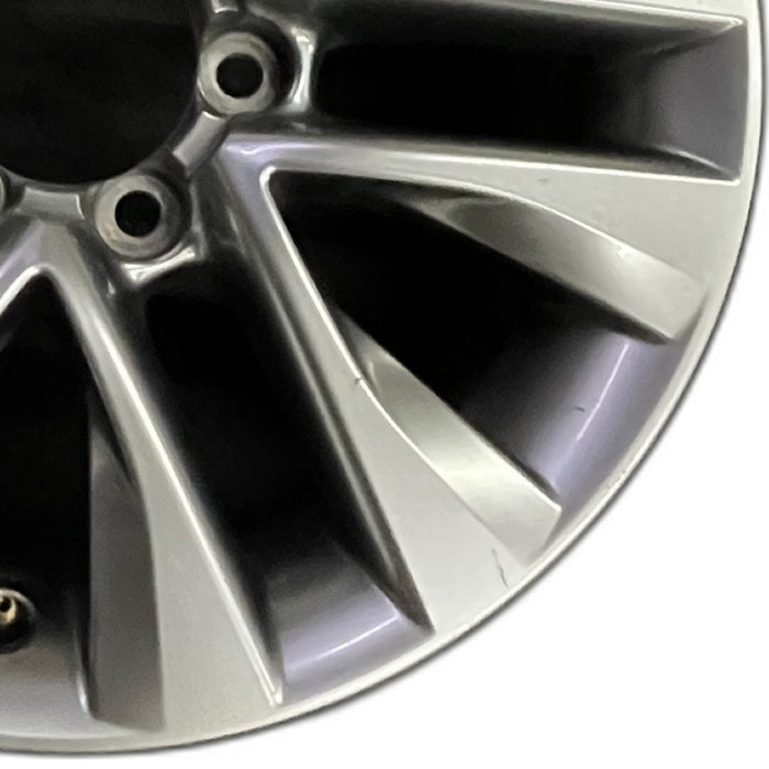 18" LEXUS GX460 14 18x7.5 alloy 6 spoke split spoke V spoke dark graphite - Close-Up Detail