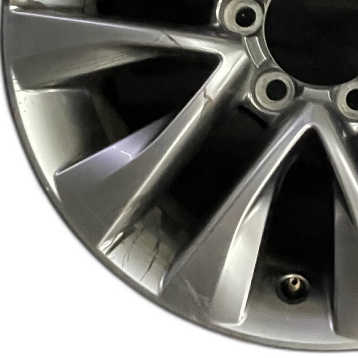 18" LEXUS GX460 14 18x7.5 alloy 6 spoke split spoke V spoke dark graphite - Back View