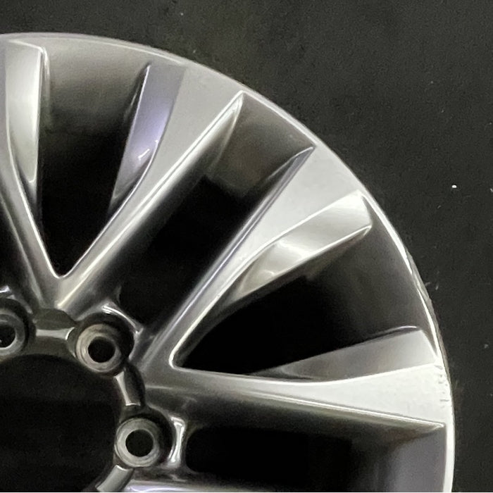 18" LEXUS GX460 14 18x7.5 alloy 6 spoke split spoke V spoke dark graphite - Close-Up Detail