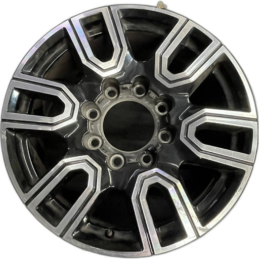 20" SIERRA 2500 PICKUP 20 20x8.5 12 spoke machined face accents black opt PYU - Front View