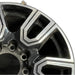 20" SIERRA 2500 PICKUP 20 20x8.5 12 spoke machined face accents black opt PYU - Side Profile