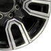 20" SIERRA 2500 PICKUP 20 20x8.5 12 spoke machined face accents black opt PYU - Close-Up Detail