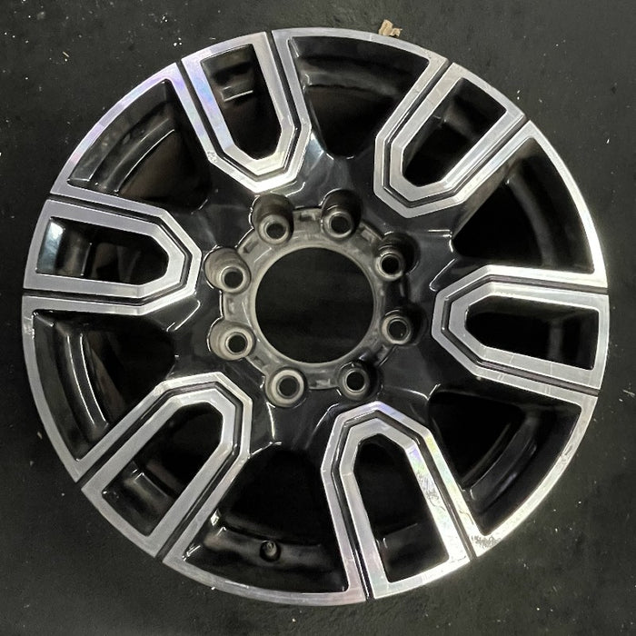20" SIERRA 2500 PICKUP 20 20x8.5 12 spoke machined face accents black opt PYU - Additional View
