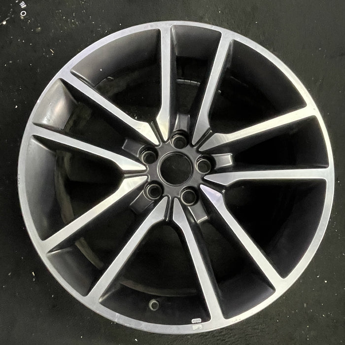 20" CHALLENGER 20 20x8 , , V spoke Original OEM Wheel Rim - Angle View