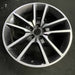 20" CHALLENGER 20 20x8 , , V spoke Original OEM Wheel Rim - Side Profile
