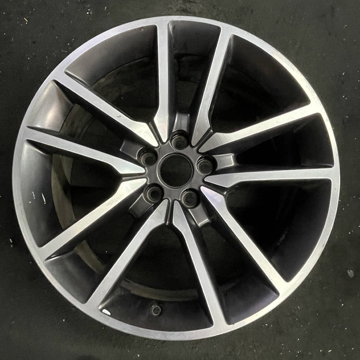 20" CHALLENGER 20 20x8 , , V spoke Original OEM Wheel Rim - Angle View