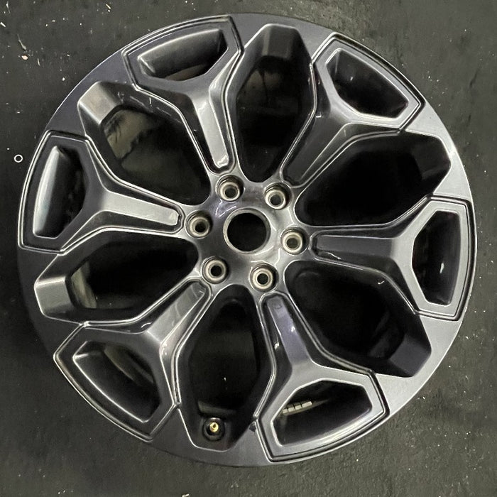 22" DODGE 1500 PICKUP 20-21 6 lug 22x9 6 spoke opt WP9 black Original OEM Wheel - Front View