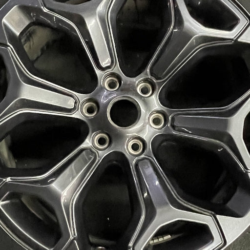 22" DODGE 1500 PICKUP 20-21 6 lug 22x9 6 spoke opt WP9 black Original OEM Wheel - Angle View
