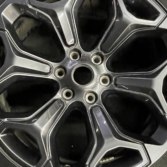 22" DODGE 1500 PICKUP 20-21 6 lug 22x9 6 spoke opt WP9 black Original OEM Wheel - Angle View