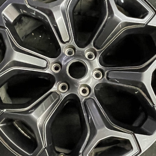 22" DODGE 1500 PICKUP 20-21 6 lug 22x9 6 spoke opt WP9 black Original OEM Wheel - Angle View
