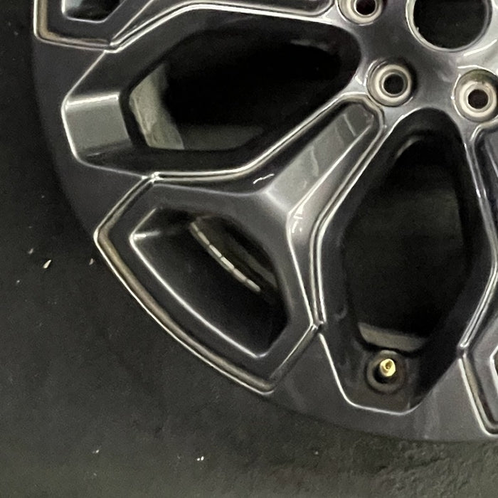 22" DODGE 1500 PICKUP 20-21 6 lug 22x9 6 spoke opt WP9 black Original OEM Wheel - Additional View