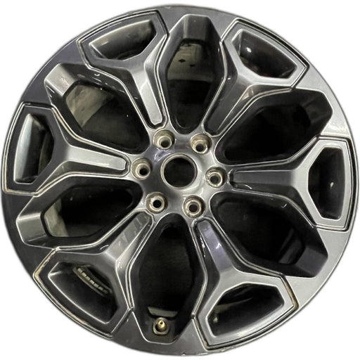 22" DODGE 1500 PICKUP 20-21 6 lug 22x9 6 spoke opt WP9 black Original OEM Wheel - Front View