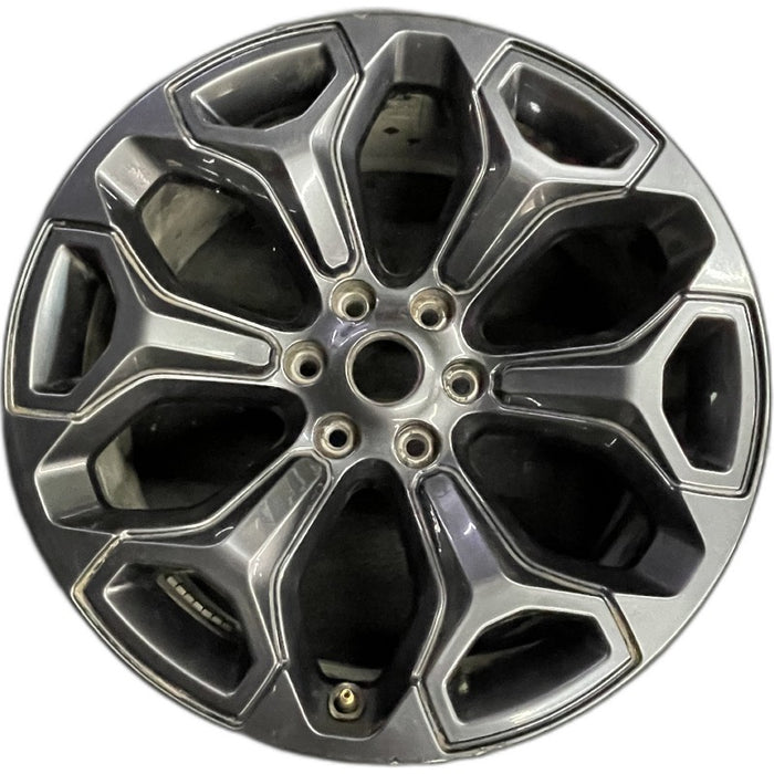 22" DODGE 1500 PICKUP 20-21 6 lug 22x9 6 spoke opt WP9 black Original OEM Wheel - Front View