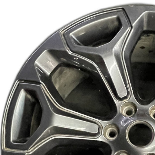 22" DODGE 1500 PICKUP 20-21 6 lug 22x9 6 spoke opt WP9 black Original OEM Wheel - Angle View