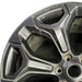 22" DODGE 1500 PICKUP 20-21 6 lug 22x9 6 spoke opt WP9 black Original OEM Wheel - Angle View