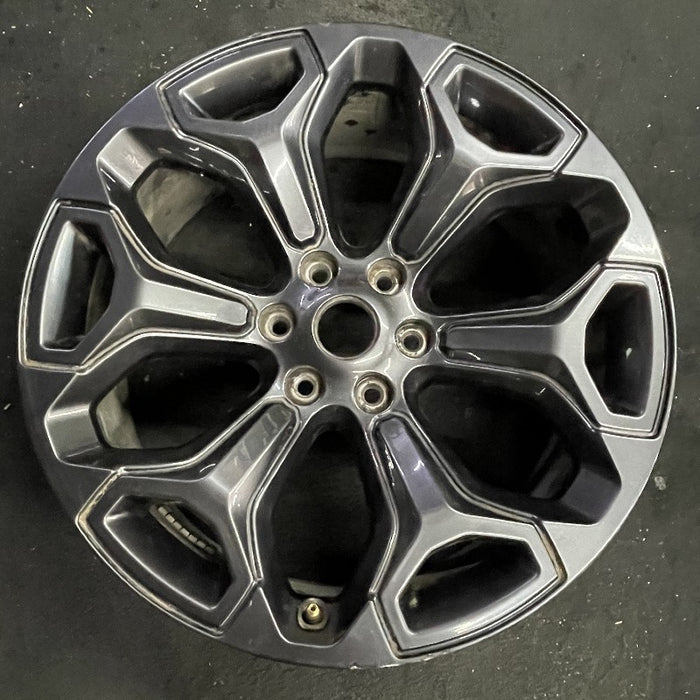 22" DODGE 1500 PICKUP 20-21 6 lug 22x9 6 spoke opt WP9 black Original OEM Wheel - Additional View