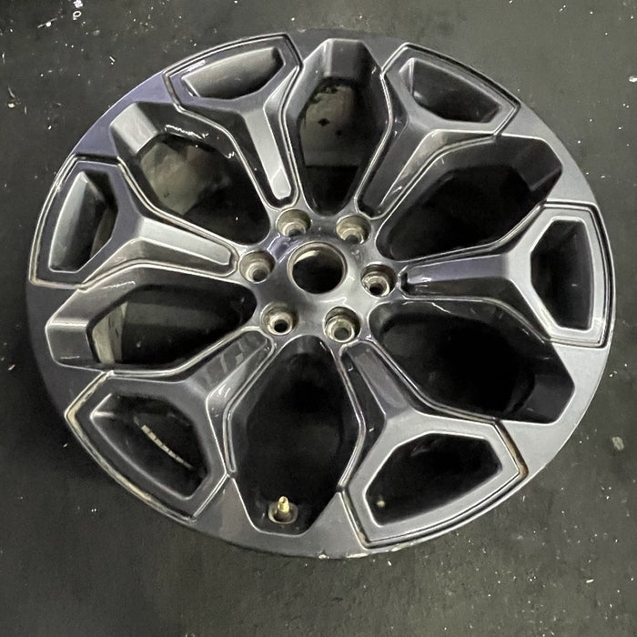 22" DODGE 1500 PICKUP 20-21 6 lug 22x9 6 spoke opt WP9 black Original OEM Wheel - View 7