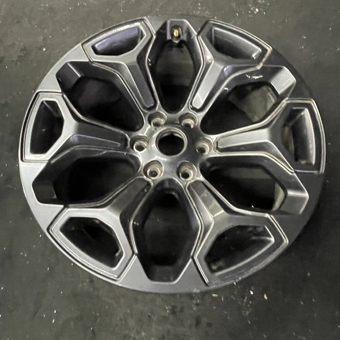 22" DODGE 1500 PICKUP 20-21 6 lug 22x9 6 spoke opt WP9 black Original OEM Wheel - View 8