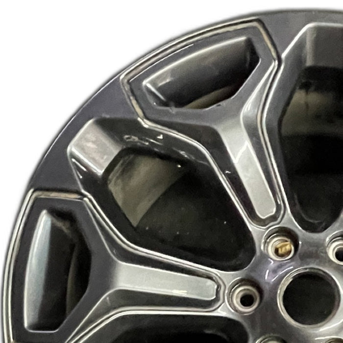 22" DODGE 1500 PICKUP 20-21 6 lug 22x9 6 spoke opt WP9 black Original OEM Wheel - Angle View