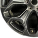 22" DODGE 1500 PICKUP 20-21 6 lug 22x9 6 spoke opt WP9 black Original OEM Wheel - Back View