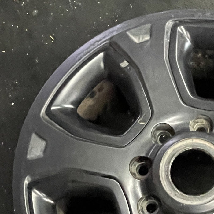 20" DODGE 2500 PICKUP 14 20x8 6 spoke w/o chrome inserts Original OEM Wheel Rim - Side Profile