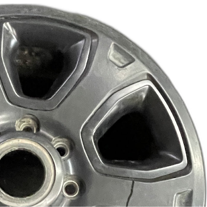 20" DODGE 2500 PICKUP 14 20x8 6 spoke w/o chrome inserts Original OEM Wheel Rim - Side Profile