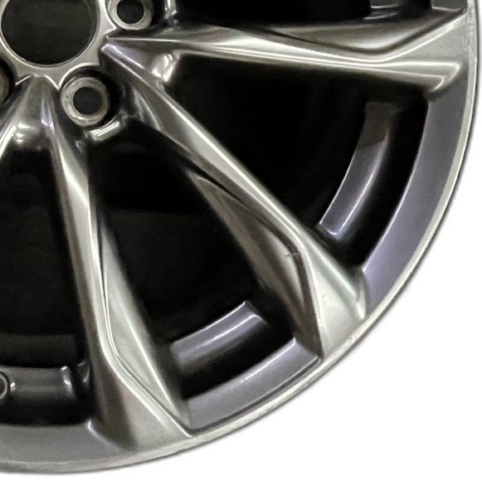 19" LEXUS RC300 19-20 19x9 alloy 10 spoke dark gray Original OEM Wheel Rim - Close-Up Detail