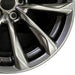 19" LEXUS RC300 19-20 19x9 alloy 10 spoke dark gray Original OEM Wheel Rim - Close-Up Detail