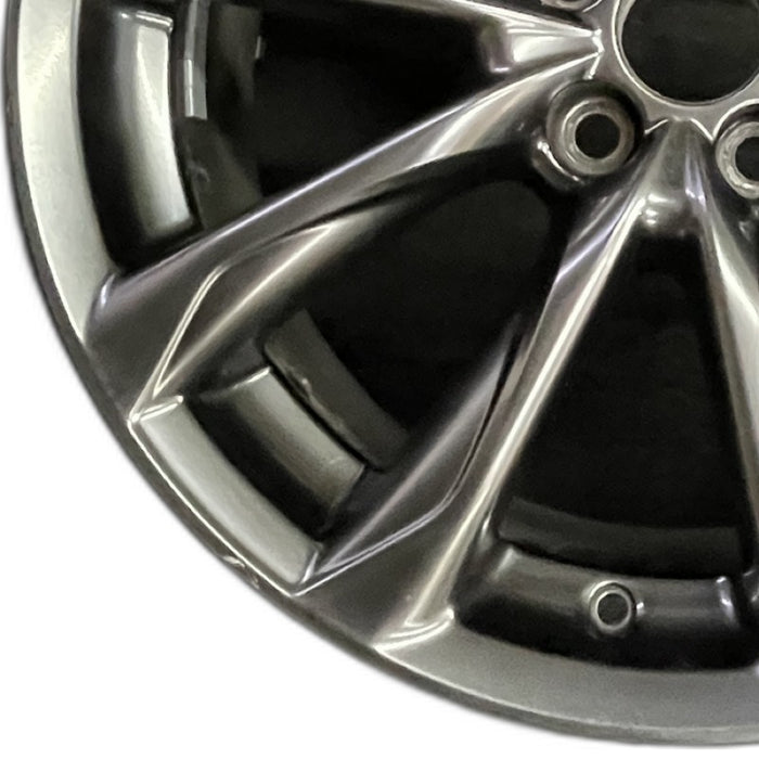 19" LEXUS RC300 19-20 19x9 alloy 10 spoke dark gray Original OEM Wheel Rim - Back View