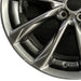 19" LEXUS RC300 19-20 19x9 alloy 10 spoke dark gray Original OEM Wheel Rim - Back View