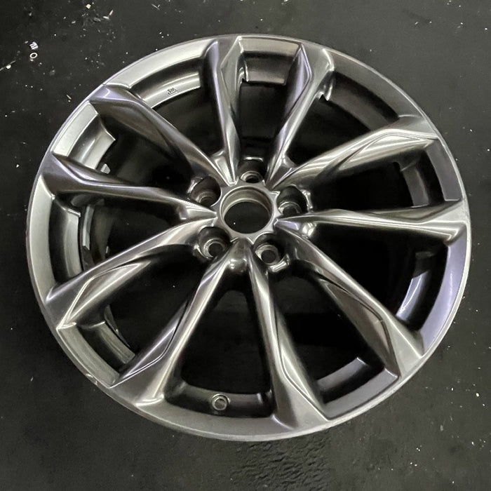 19" LEXUS RC300 19-20 19x9 alloy 10 spoke dark gray Original OEM Wheel Rim - View 7