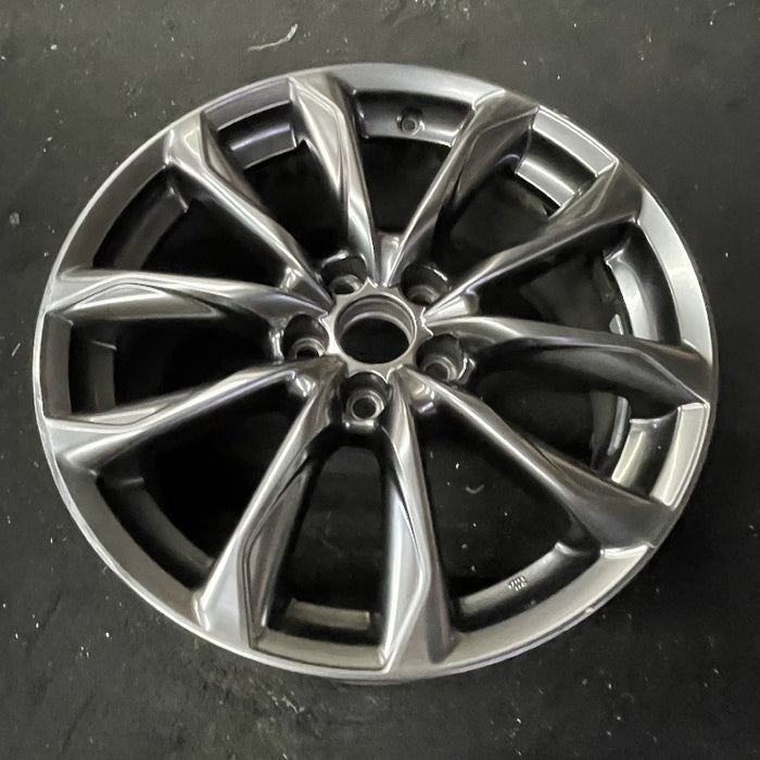 19" LEXUS RC300 19-20 19x9 alloy 10 spoke dark gray Original OEM Wheel Rim - View 8