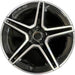 21" MERCEDES GLS-CLASS 20 167 Type GLS450 21x11 5 spoke double spoke black - Front View